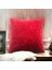 Mercan Desenli Bordo Kırlent Kılıfı Seti -2 Adet 45CM*45CM 3
