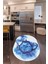 Dijital Baskılı Kaymaz Yıkanabilir Renkli Modern Oval Mutfak Halısı, N-O-Mutfak-23-Mavi, 5