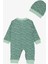 Kız Bebek Tulum Desenli 0-6 Ay, Mint Yeşili 2