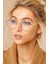 Tekno Trust Metal Maria Unisex Oval Yuvarlak Gold Mavi Işık Korumalı Blue Block Vintage Retro Gözlüğü Rose Gold 1