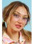 Tekno Trust Siyah Astrid Siyah Cat Eye Gözlük (Mavi Işık Filtreli) Metal Şeffaf Mat 52 UV400 Siyah Cat Eye 1