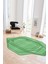 Dijital Baskılı Kaymaz Taban Yıkanabilir Lazer Kesim Yolluk Mutfak Salon Halısı, N-Lazer-20-Yeşil, 1
