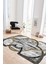 Dijital Baskılı Kaymaz Taban Yıkanabilir Lazer Kesim Yolluk Mutfak Salon Halısı, N-Lazer-07-Gri, 5