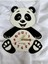 Hayvan Figürlü ve Karakterli Duvar Saati - Panda Tasarımlı Çocuk Duvar Saati 5