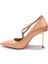 DZA07-7129215 Nut Rugan Abiye Topuklu Kadın Ayakkabı 3