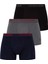 Erkek Siyah - Antrasit - Lacivert 3'lü Boxer U.S. Polo Assn./80097 2
