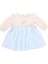 Kız Bebek Fiyonklu Nakışlı Elbise 1
