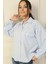 Taş Zımba Detaylı Keten Gömlek 1