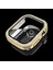 Apple Watch 45 mm Uyumlu Taşlı Ekran ve Kasa Koruyucu Gold (Ürün Saat Koruyucusudur) 1