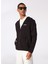 Siyah Erkek Kapüşonlu Relaxed Sweatmont DS4M-SWT3232 2