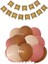 Kraft Karton Üzeri Gold Altın yaldızlı Happy Birthday Yazılı Doğum Günü Partisi Yazı Banner Süs Ve 20 Adet (Ten ,Pembe Ve Kahverengi) Balon Süsleme Se 1