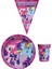 Pony 8 Kişilik Kız Doğum Günü Mini Set Kız Çocuk Parti Seti Süsleme 1