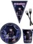 Wednesday 8 Kişilik Kız Doğum Günü 4 Parçalı Mini Set Kız Çocuk Parti Seti Süsleme 1