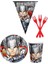 Thor 8 Kişilik Erkek Doğum Günü 4 Parçalı Mini Set Erkek Çocuk Parti Seti Süsleme 1