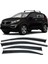 Kia Sportage 2012-2015 Uyumlu Ithal A+ Kalite Kromlu Cam Rüzgarlık Seti 1