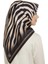 Zebra Desen Polyester Twill Eşarp 2