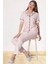 Önden Düğmeli Kadın Pijama Takımı 2
