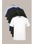 Erkek Çok Renkli T- Shirt Regular Fit Rahat Kesim Bisiklet Yaka 5'li Basic Tişört Paketi 1
