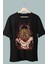 Oversize Demon Slayer Inosuke Baskılı T-Shirt, Unisex Anime Baskılı Tişört 1