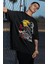 Oversize Naruto Deidara Baskılı T-Shirt, Unisex Anime Baskılı Tişört 2