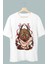 Oversize Demon Slayer Inosuke Baskılı T-Shirt, Unisex Anime Baskılı Tişört 1