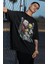Oversize Naruto Jiraiya Minato Namikaze Baskılı T-Shirt, Unisex Anime Baskılı Tişört 2