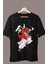 Oversize Himura Kenshin Baskılı T-Shirt, Unisex Anime Baskılı Tişört 1