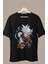 Oversize Dragon Ball Süper Goku Baskılı T-Shirt, Unisex Anime Baskılı Tişört 1