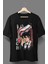 Oversize Chainsaw Man Aki Hayakawa Baskılı T-Shirt, Unisex Anime Baskılı Tişört 1