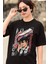 Oversize Chainsaw Man Aki Hayakawa Baskılı T-Shirt, Unisex Anime Baskılı Tişört 3