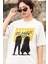 Oversize Jjk Gojo Satoru ve Suguru Geto Baskılı T-Shirt, Unisex Anime Baskılı Tişört 3