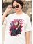 Oversize Jjk Sukuna King Of Curses Baskılı T-Shirt, Unisex Anime Baskılı Tişört 3
