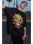Oversize Ramen Naruto Baskılı T-Shirt, Unisex Anime Baskılı Tişört 2