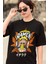 Oversize Ramen Naruto Baskılı T-Shirt, Unisex Anime Baskılı Tişört 3