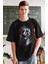 Oversize Tokyo Ghoul Kaneki Ken Baskılı T-Shirt, Unisex Anime Baskılı Tişört 2