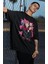 Oversize Jjk Sukuna King Of Curses Baskılı T-Shirt, Unisex Anime Baskılı Tişört 2