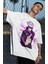 Oversize Jjk V2 Gojo Satoru Baskılı T-Shirt, Unisex Anime Baskılı Tişört 2