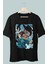 Oversize Demon Slayer Tanjiro V3 Baskılı T-Shirt, Unisex Anime Baskılı Tişört 1