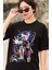 Oversize Dragon Ball Frieza Baskılı T-Shirt, Unisex Anime Baskılı Tişört 3
