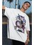 Oversize Dragon Ball Frieza Baskılı T-Shirt, Unisex Anime Baskılı Tişört 2