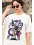 Oversize Dragon Ball Frieza Baskılı T-Shirt, Unisex Anime Baskılı Tişört 3