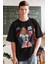 Oversize Chainsaw Man Power Versiyon 2 Baskılı T-Shirt, Unisex Anime Baskılı Tişört 2
