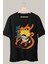 Oversize Naruto Vektörel Baskılı T-Shirt, Unisex Anime Baskılı Tişört 1