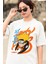 Oversize Naruto Vektörel Baskılı T-Shirt, Unisex Anime Baskılı Tişört 3