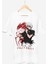 Oversize Tokyo Ghoul Baskılı T-Shirt, Unisex Anime Baskılı Tişört 1