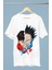 Oversize Tetsuo ve Kaneda Baskılı T-Shirt, Unisex Anime Baskılı Tişört 1