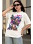 Oversize League Of Legends Jinx Baskılı T-Shirt, Unisex Anime Baskılı Tişört 3