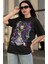 Oversize Dragon Ball Vektörel Baskılı T-Shirt, Unisex Anime Baskılı Tişört 3