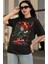 Oversize Demon Slayer Kamado Tanjiro 2 Baskılı T-Shirt, Unisex Anime Baskılı Tişört 3