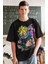 Oversize Dragon Ball Broly Baskılı T-Shirt, Unisex Anime Baskılı Tişört 2